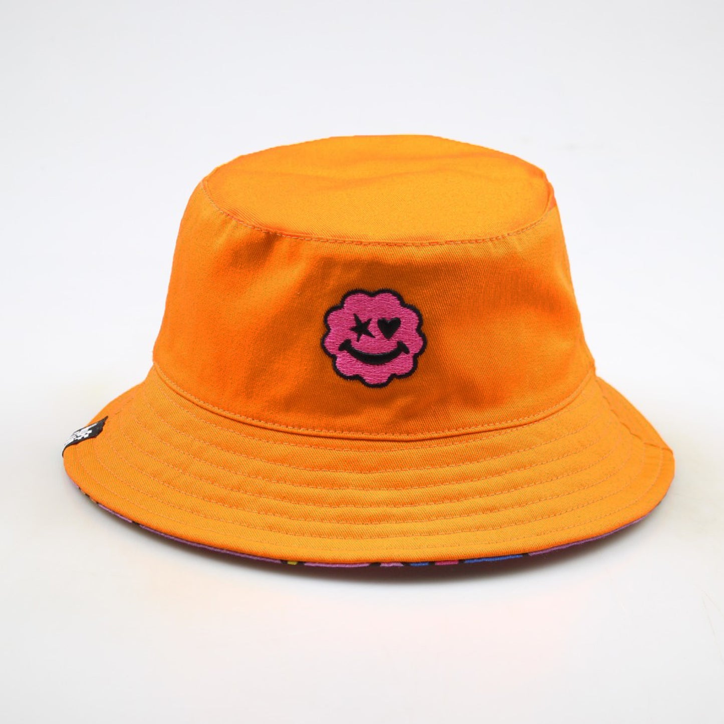 Love Heart Print Bucket Hat