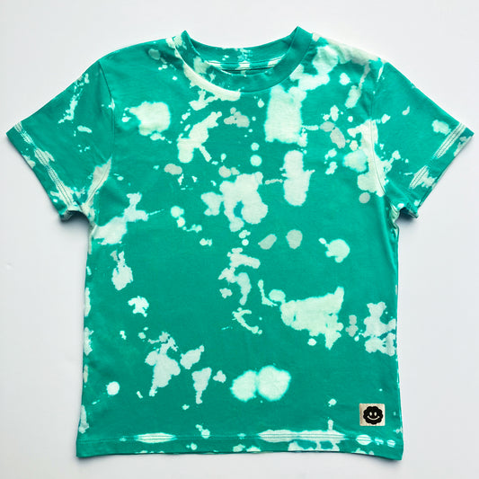 Tie dye Green Organic Cotton Kids T-Shirt