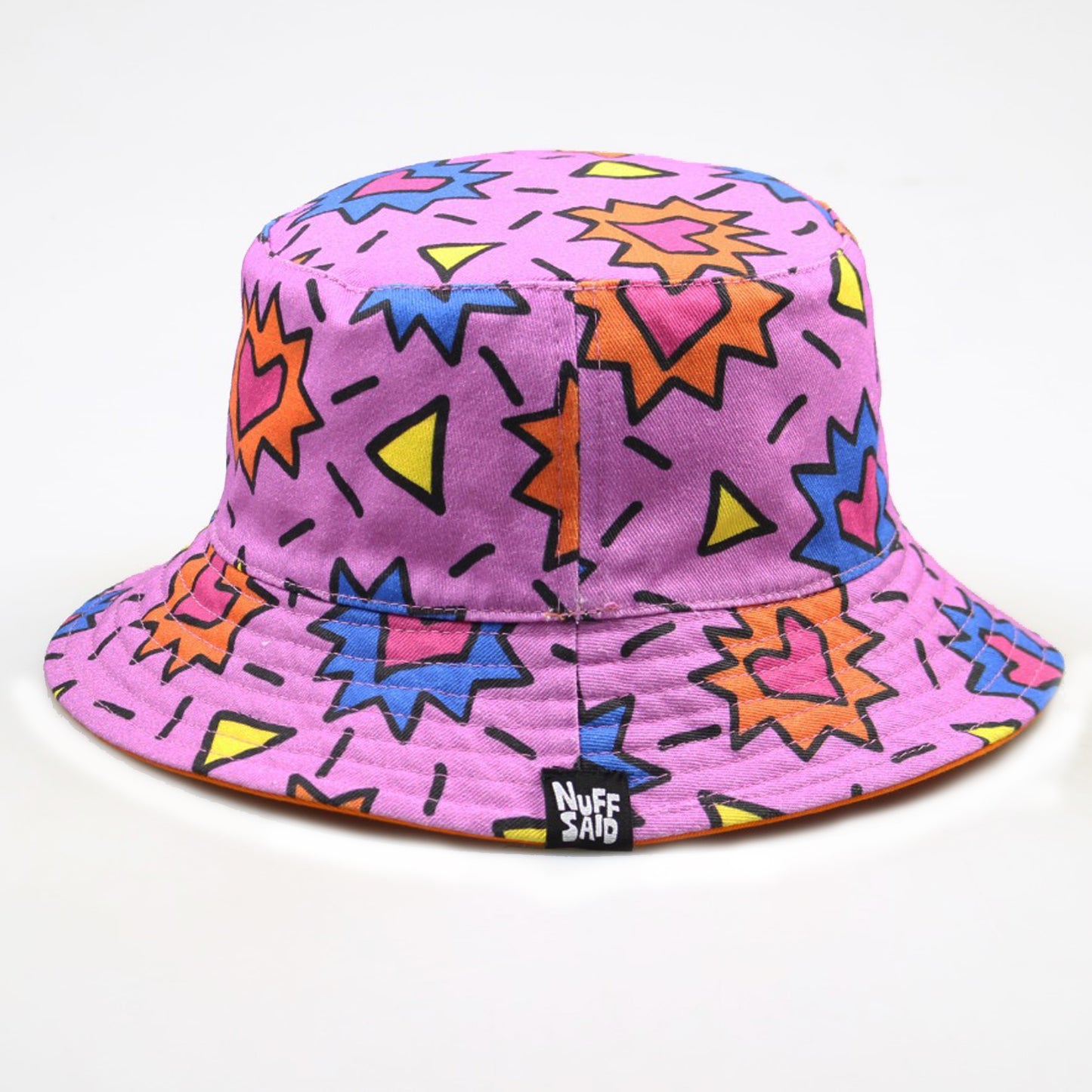 Love Heart Print Bucket Hat