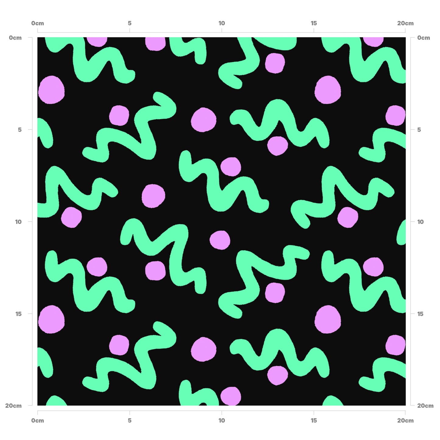 Fabric- Squiggle Print Cotton Drill